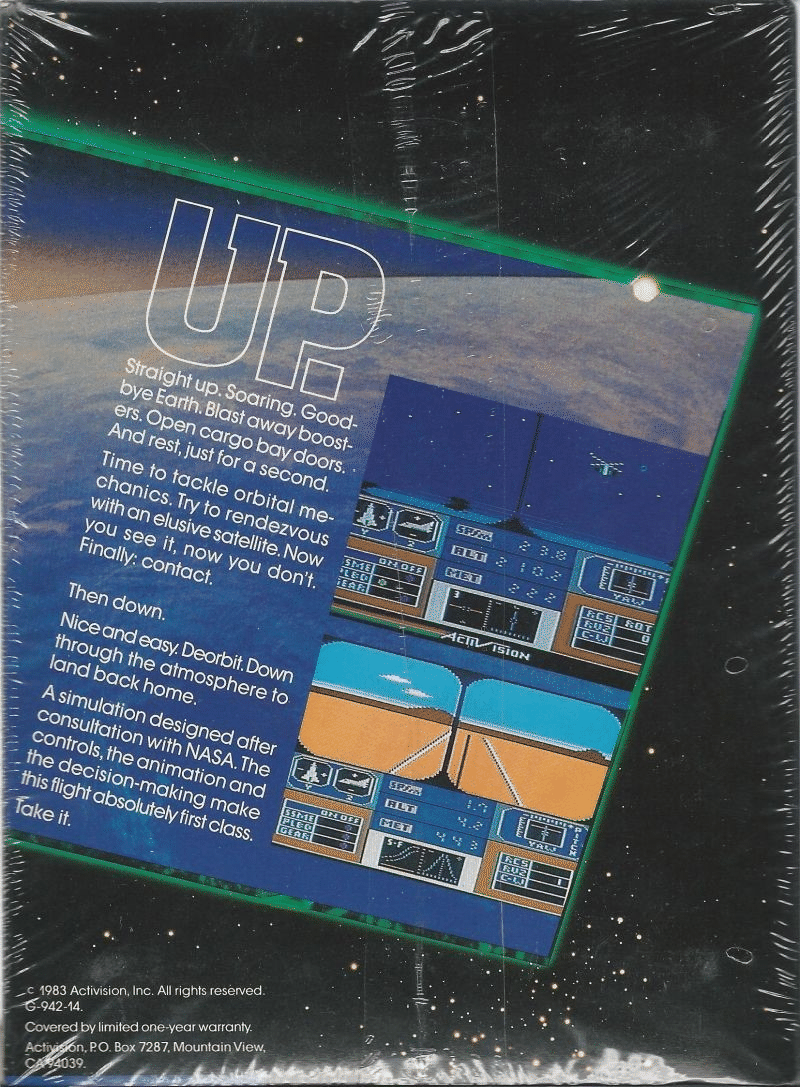 Space Shuttle: A Journey into Space box art for Commodore 64